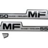 Emblemsæt - Massey Ferguson 550