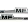 Emblemsæt - Massey Ferguson 595