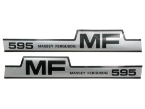 Emblemsæt - Massey Ferguson 595