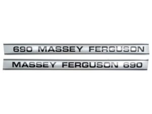 Emblemsæt - Massey Ferguson 690