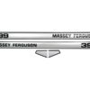 Emblemsæt - Massey Ferguson 399