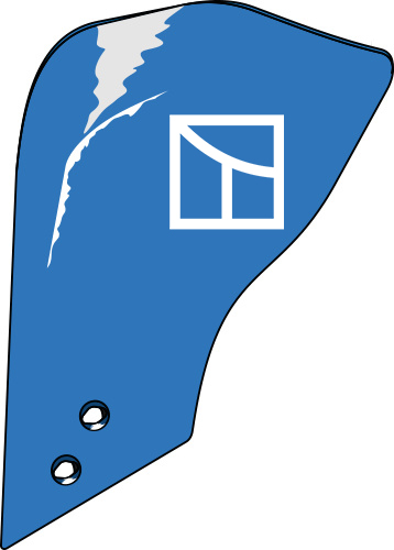 Forplovmuldplade - venstre