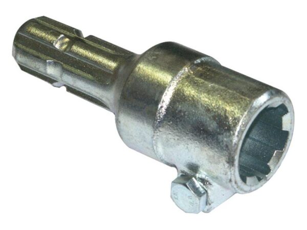 PTO Adapter - Spliner indv 1 3/4'' - 6 x Spliner udv 1 3/8'' - 6 med Bolt.