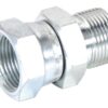 Hydraulikadapter 3/4'' BSP Han x 3/4'' BSP Drejelig hun
