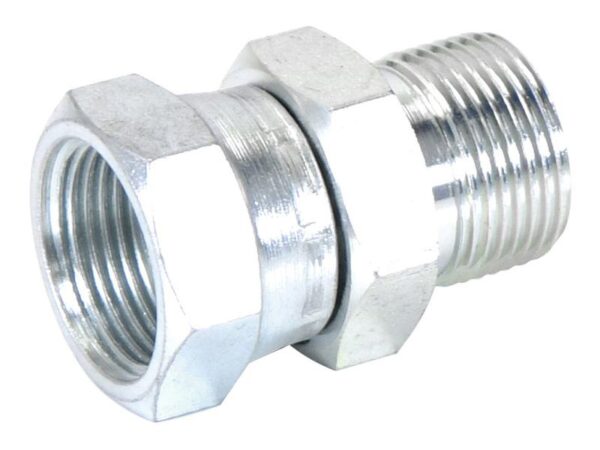 Hydraulikadapter 3/4'' BSP Han x 3/4'' BSP Drejelig hun