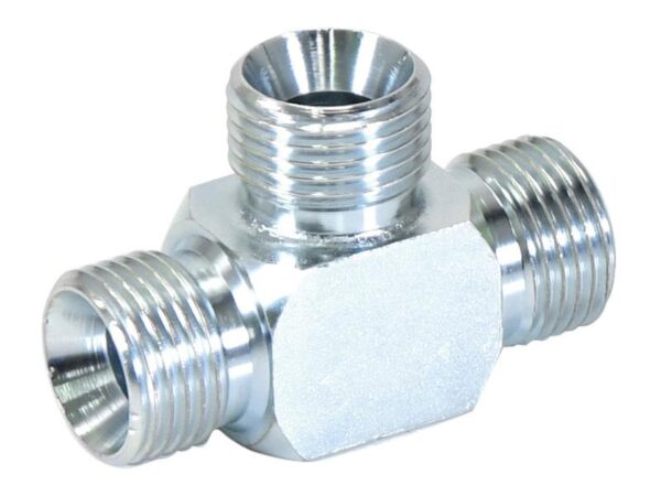 Hydraulisk T-stykke 1/2'' BSP Han x 1/2'' BSP Han x 1/2'' BSP Han