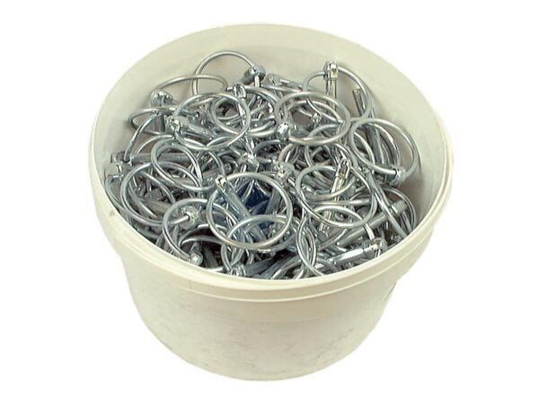 Ringsplit (rund), Stift Ø6mm x 44.5mm (150 stk. Small Bucket)