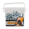 Sortiment Bolte & Møtrikker (ins), Størrelse: 1/4 - 3/8'' x UNF (DIN or Standard No. DIN 931, DIN 934) Trækstyrke: 8.8.