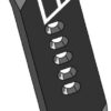 Vendbar spids 80x14 - venstre