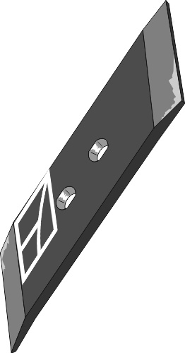Vendbar spids 70x15 - højre