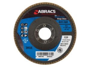 50139_pic1 Slibeskive (flap disc) Ø115 x 10 x 22mm - 60 Korn