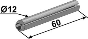 51-1000 Hulspændestift Ø12x60