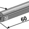 Hulspændestift Ø12x60