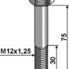 Bolt M16x1,25x75 - 8.8