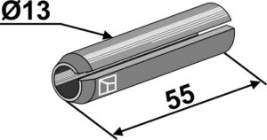 51-1011 Hulspændestift Ø13x55