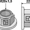 Låsemøtrik M20x1,5 - 10,9 m. polystop