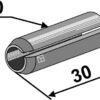 Hulspændestift Ø10x30