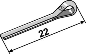 Split Ø1,6x22 - DIN94