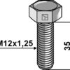 Bolt M12x1,25x35 u. møtrik