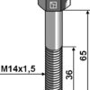 Bolt M14x1,5x65 - 12.9
