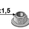 Låsemøtrik M14x1,5 - 10,9 m. polystop