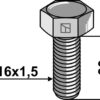 Bolt M16x1,5x30 - 10.9