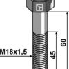 Bolt M18x1,5x60 - 10.9