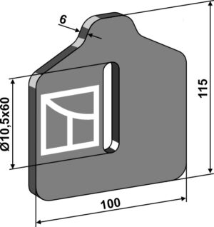 51-b101 Afskraber