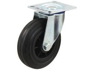 Turning Gummi Hjul - Kapacitet: 50kgs, Hjul Ø mm: 80mm