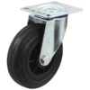 Turning Gummi Hjul - Kapacitet: 100kgs, Hjul Ø mm: 125mm