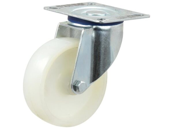 Turning plastik/Nylon Hjul - Kapacitet: 130kgs, Hjul Ø mm: 100mm