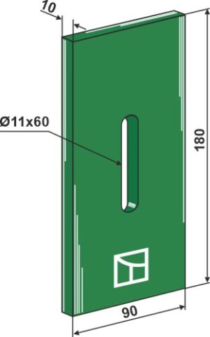 Greenflex plastik afskraber for pakkevalse