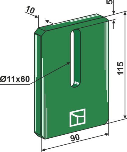 Greenflex plastik afskraber for pakkevalse
