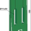 Greenflex plastik afskraber for pakkevalse