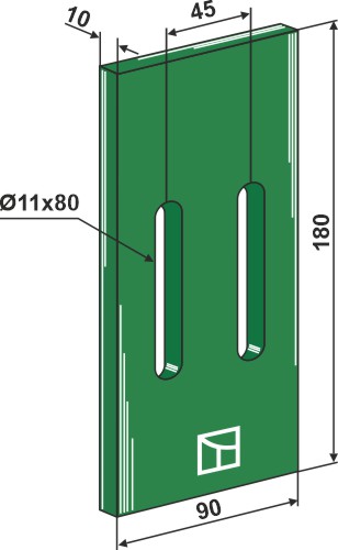 Greenflex plastik afskraber for pakkevalse