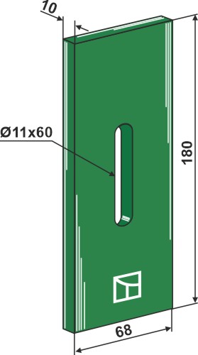 Greenflex plastik afskraber for pakkevalse