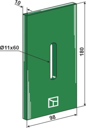 Greenflex plastik afskraber for pakkevalse