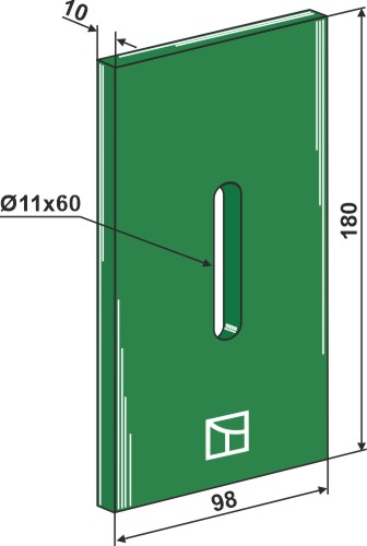 Greenflex plastik afskraber for pakkevalse