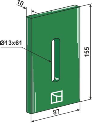 Greenflex plastik afskraber for pakkevalse