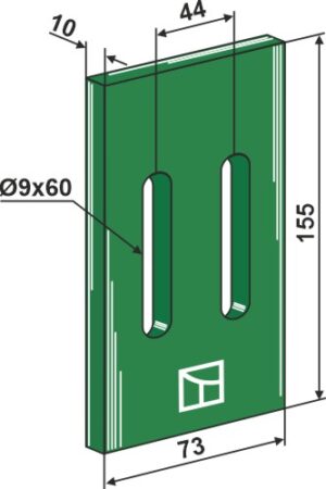 Greenflex plastik afskraber for pakkevalse