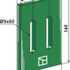 Greenflex plastik afskraber for pakkevalse
