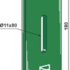 Greenflex plastik afskraber for pakkevalse