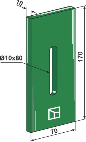 Greenflex plastik afskraber for pakkevalse