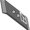 Vendbar spids 80x15 - venstre