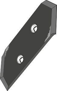 Vendbar spids 120x15 - højre