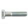 Bolt, Størrelse: 12x50mm (DIN or Standard No. DIN 931)