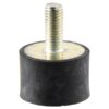 Gummidæmper - Bolt til Gevind, Ø30mm.