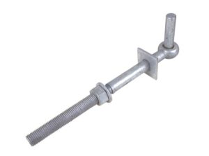 Hængsel - Rund Bolt, Stift Ø19mm, Længde: 330mm