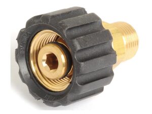 Pressure Washer Adaptor M22 knurled thumb nut x 3/8''BSP male