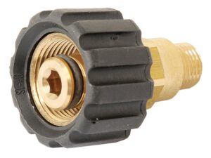 Pressure Washer Adaptor M22 knurled thumb nut x 1/4''BSP male